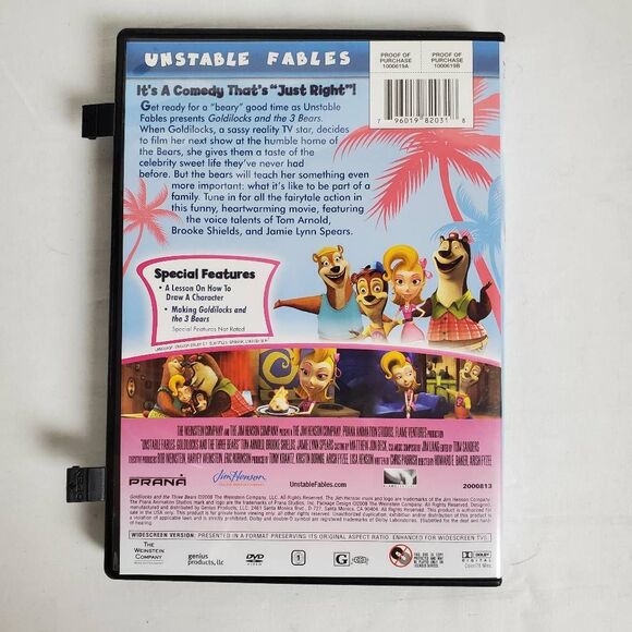 Goldilocks and the 3 Bears DVD – Jim Henson Animated Family Comedy - Picture 3 of 3